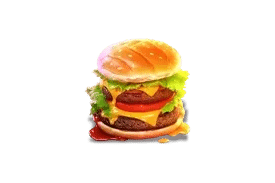 สัญลักษณ์ เบอร์เกอร์ใหญ่